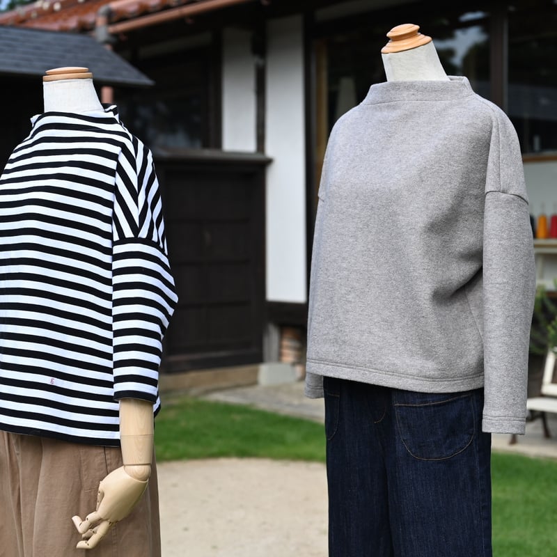 005ボトルネックカットソー（印刷済） | 服工房の型紙