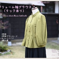#011ボリューム袖ブラウス～タックあり～_DL_A4