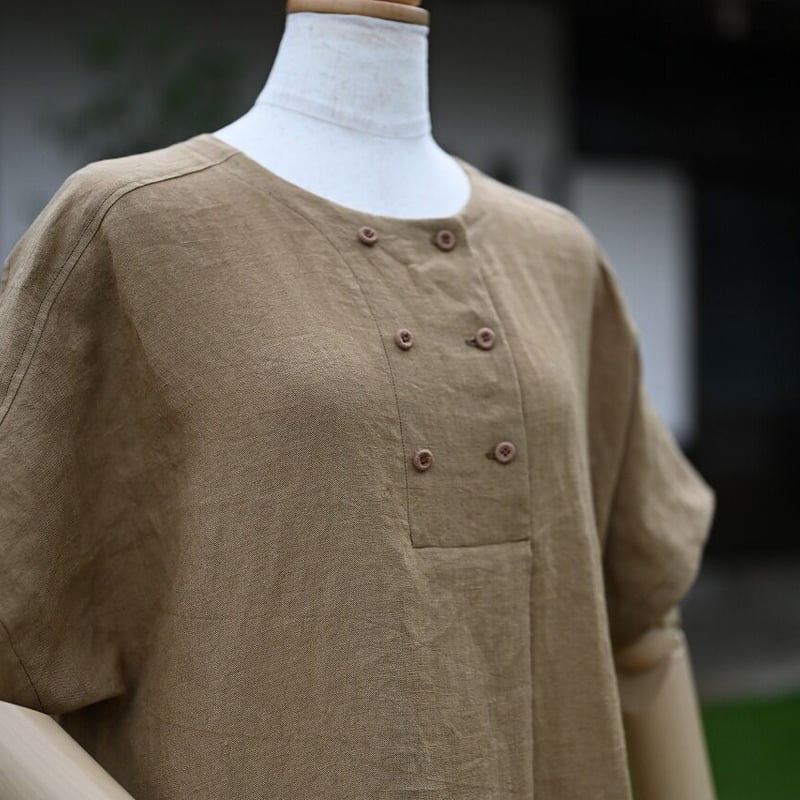 016ドルマンスリーブワンピース_DL_A3（紙ではありません） | 服工房の型紙