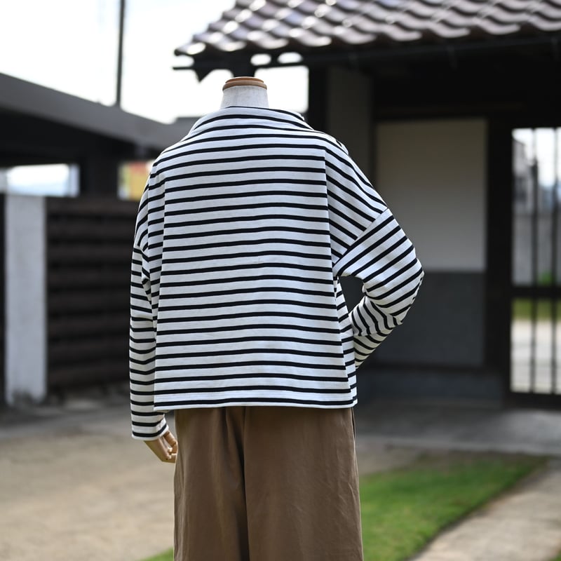 005ボトルネックカットソー（印刷済） | 服工房の型紙