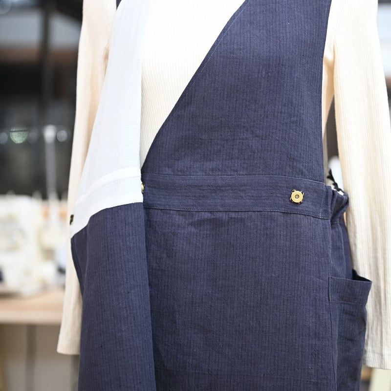 033_エプロンワンピース（印刷済み） | 服工房の型紙/Designed by 小村淑美