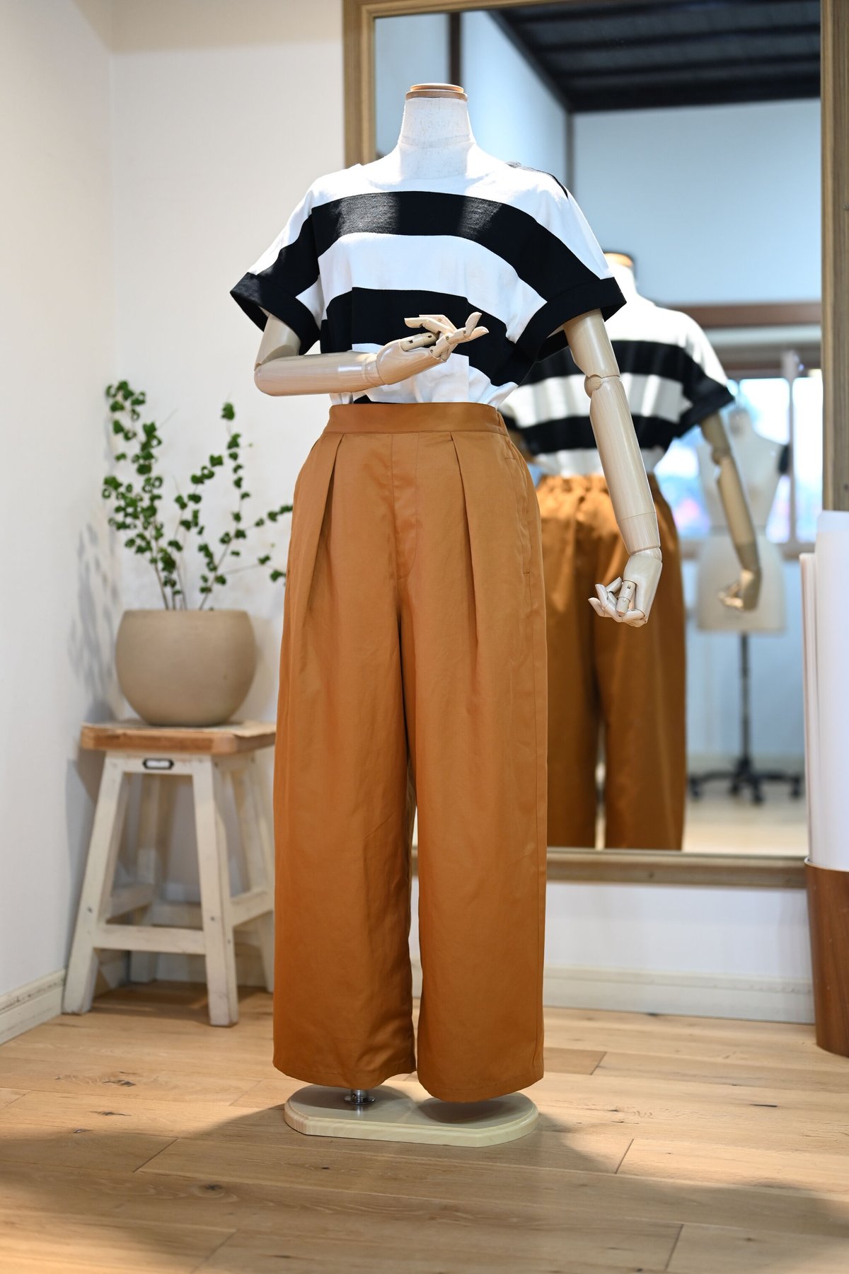 004ハンサムワイドパンツ（Sサイズ）_DL_A4 | 服工房の型紙