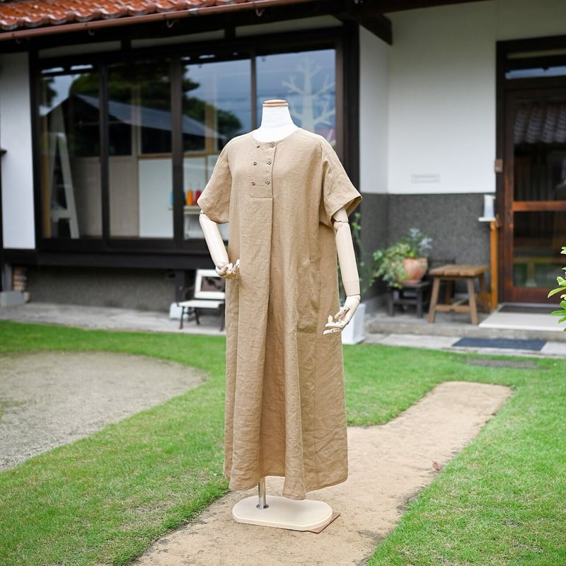 【良品】ARTS＆SCIENCE ドルマンスリーブワンピース 実物大型紙【No.93】ボートネックのドルマンスリーブワンピース