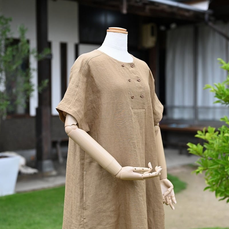 016ドルマンスリーブワンピース（印刷済） | 服工房の型紙