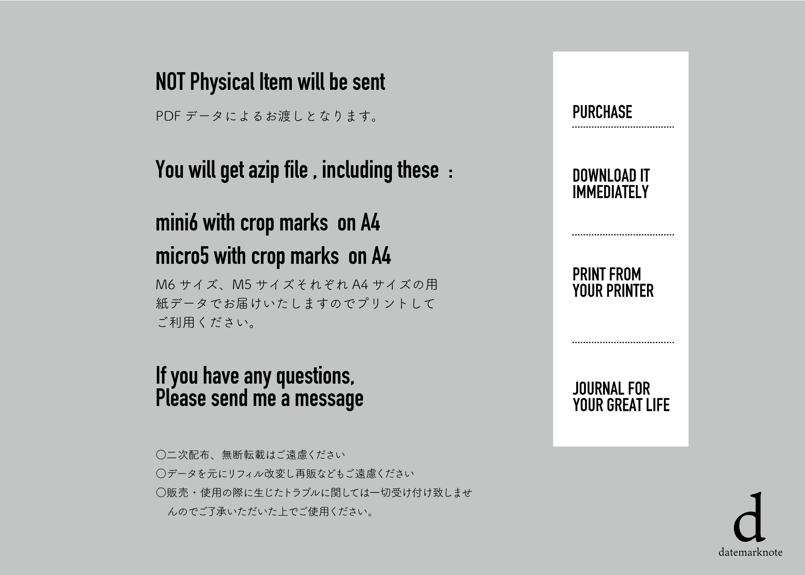 mini6/micro5 size/CHECK SHEET/printables downlo