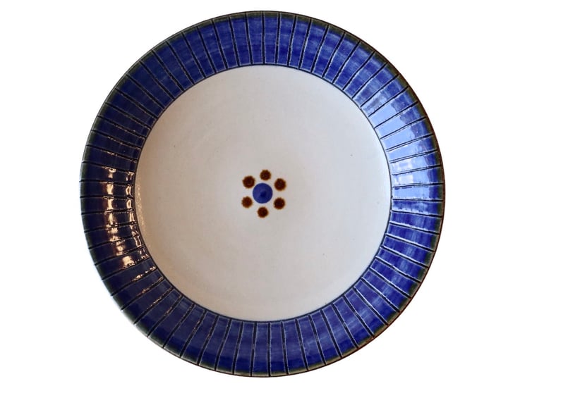 壺屋焼 陶眞窯 7寸皿 | 器屋うらの