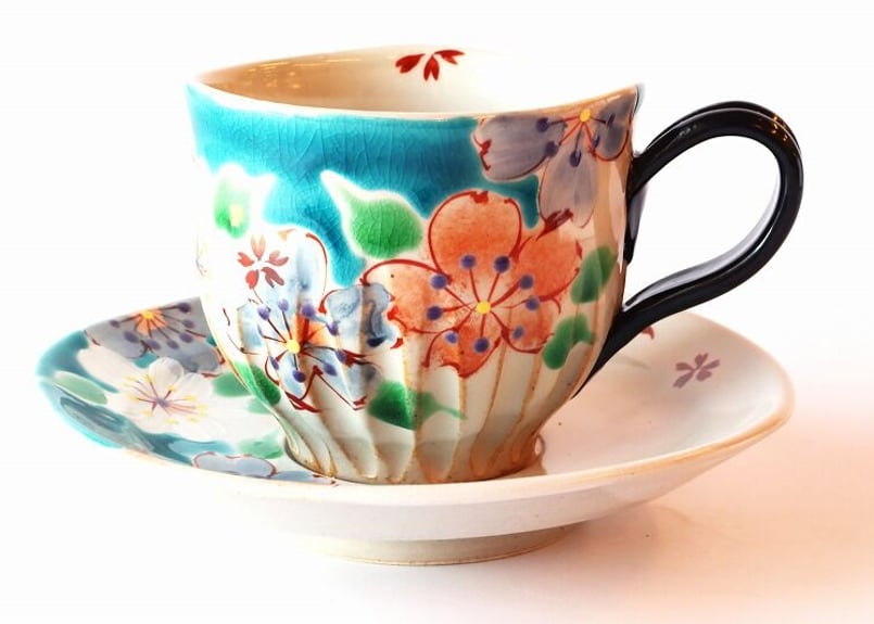 九谷焼 虚空蔵窯 カップ＆ソーサー | 器屋うらの