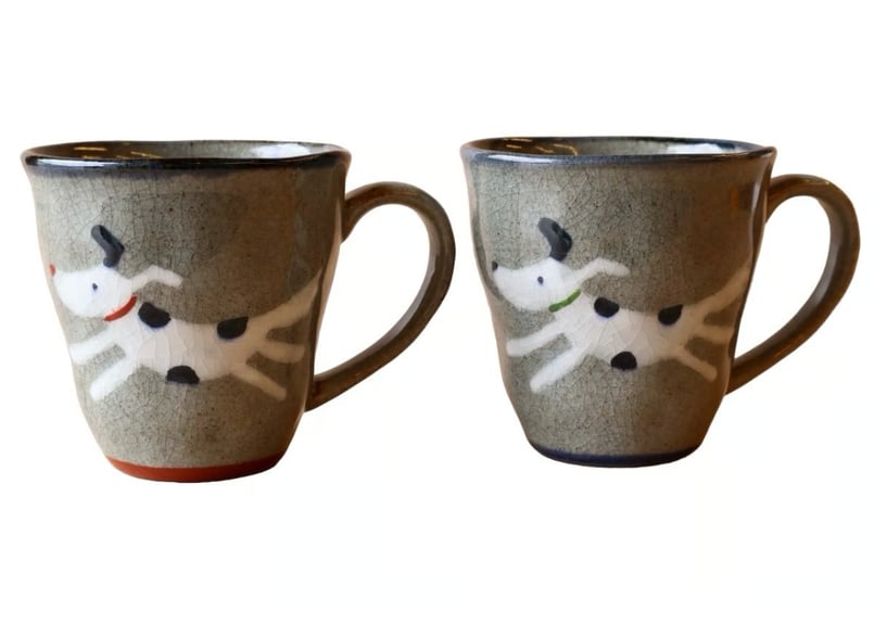 波佐見焼 翔芳窯 マグカップ 犬 | 器屋うらの 