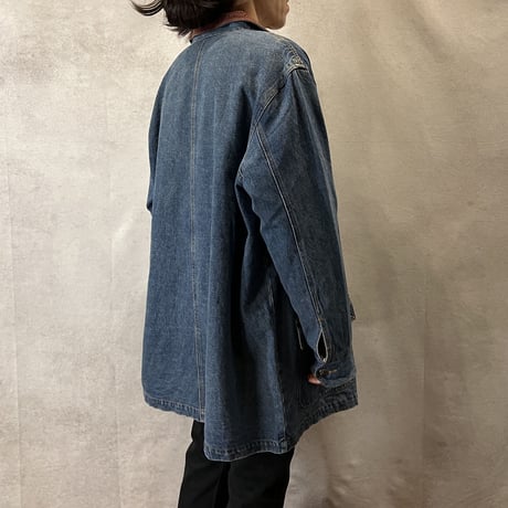 デニムダッフルコート