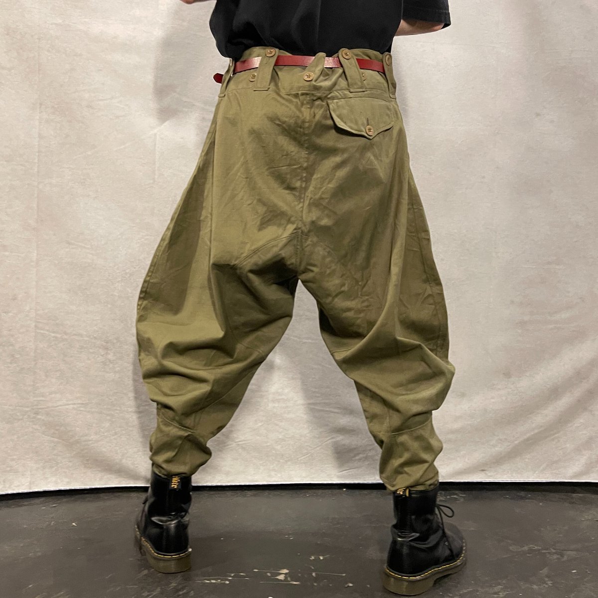 ベルギー軍 50s モーターサイクル ジョッパーズパンツ | haRe ベルギー軍 50s モーターサイクル ジョッパーズパンツ | haRe