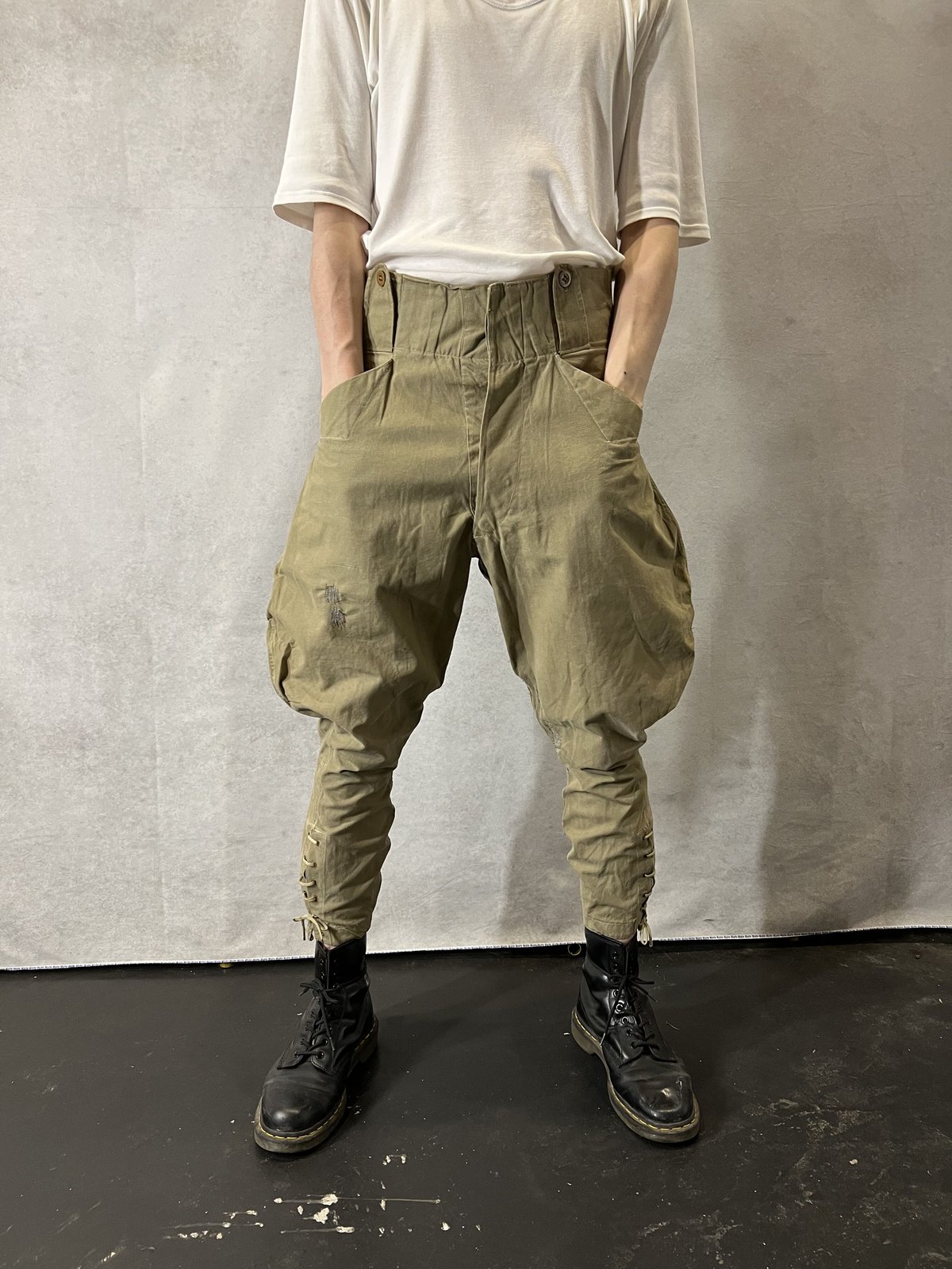 ベルギー軍 40-50s モーターサイクル ジョッパーズパンツ | haRe