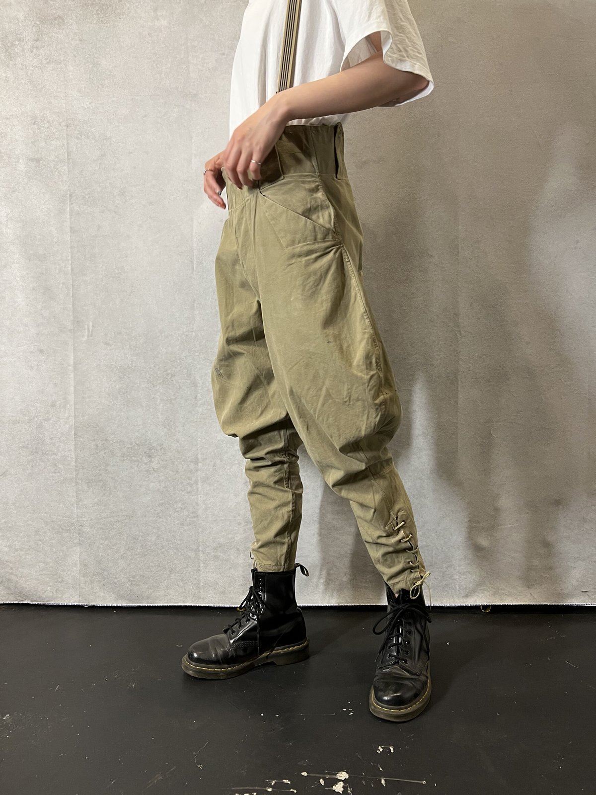 ベルギー軍 40-50s モーターサイクル ジョッパーズパンツ | haRe