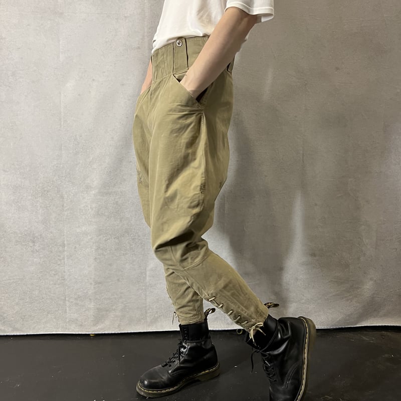 ベルギー軍 40-50s モーターサイクル ジョッパーズパンツ | haRe ベルギー軍 40-50s モーターサイクル ジョッパーズパンツ | haRe