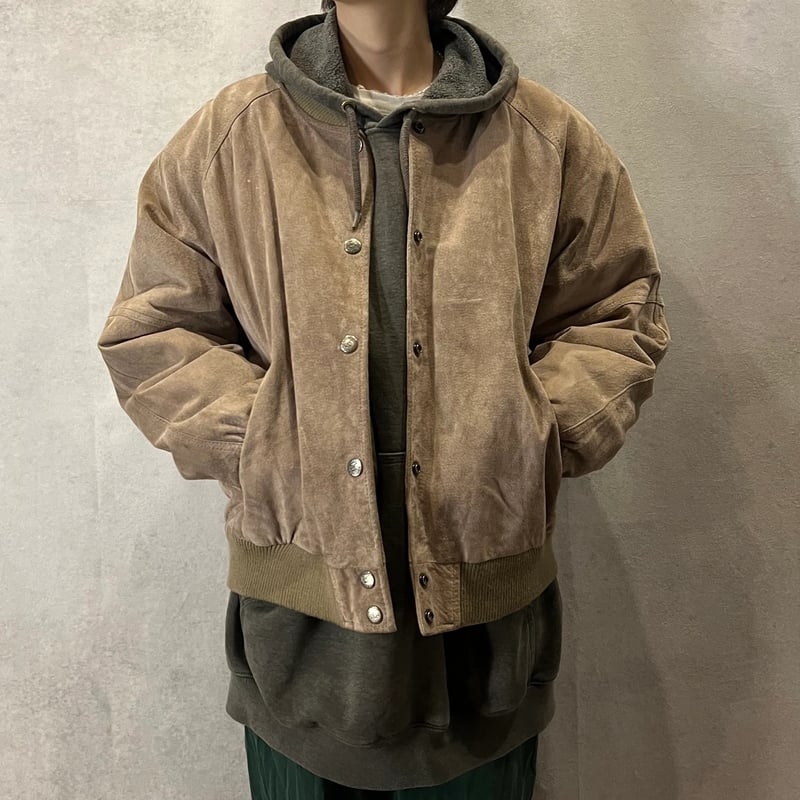中綿入りレザーブルゾン | haRe 中綿入りレザーブルゾン | haRe