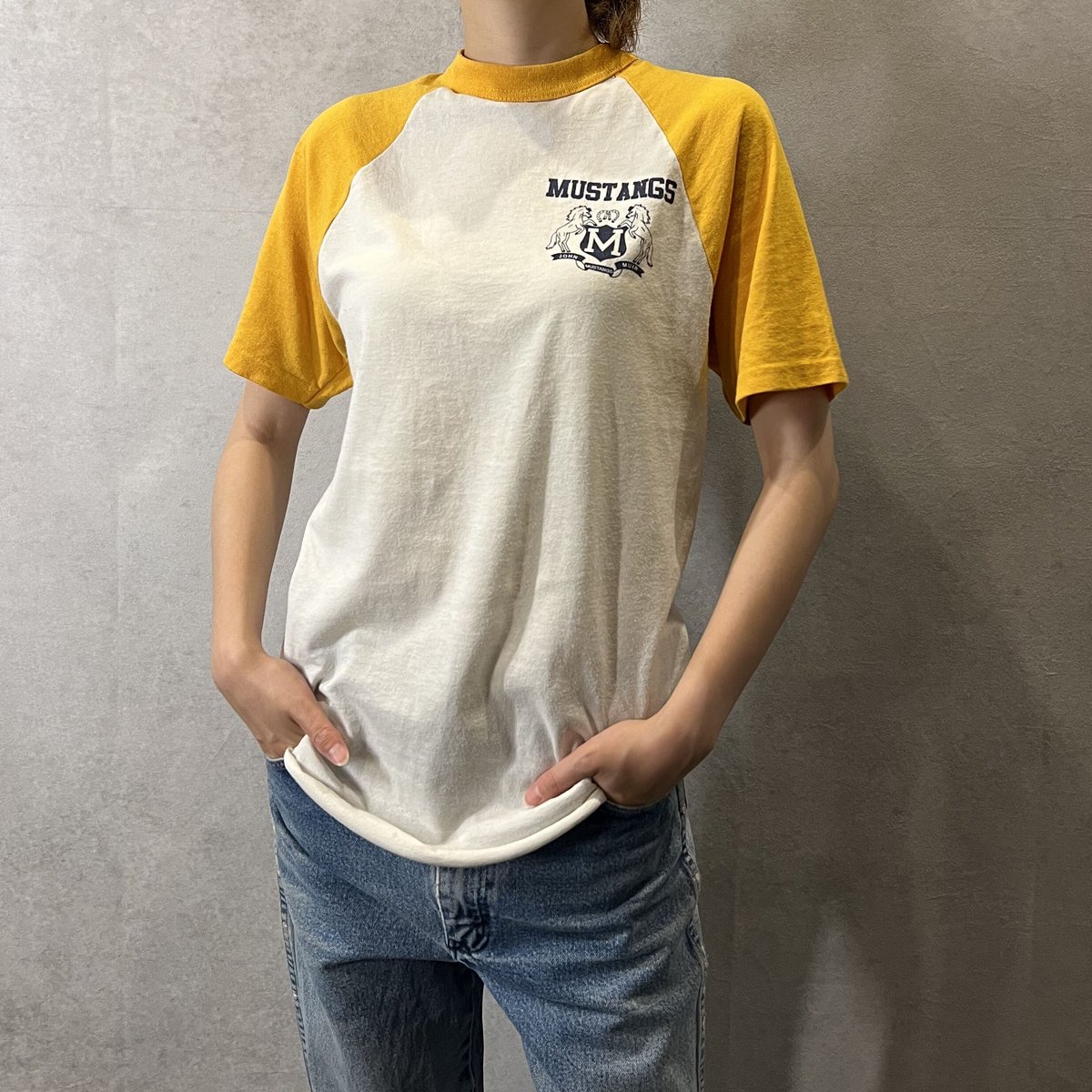 ラグランT クロムハーツ CHROME HEARTS ラグラン Tシャツ 長袖 プリント