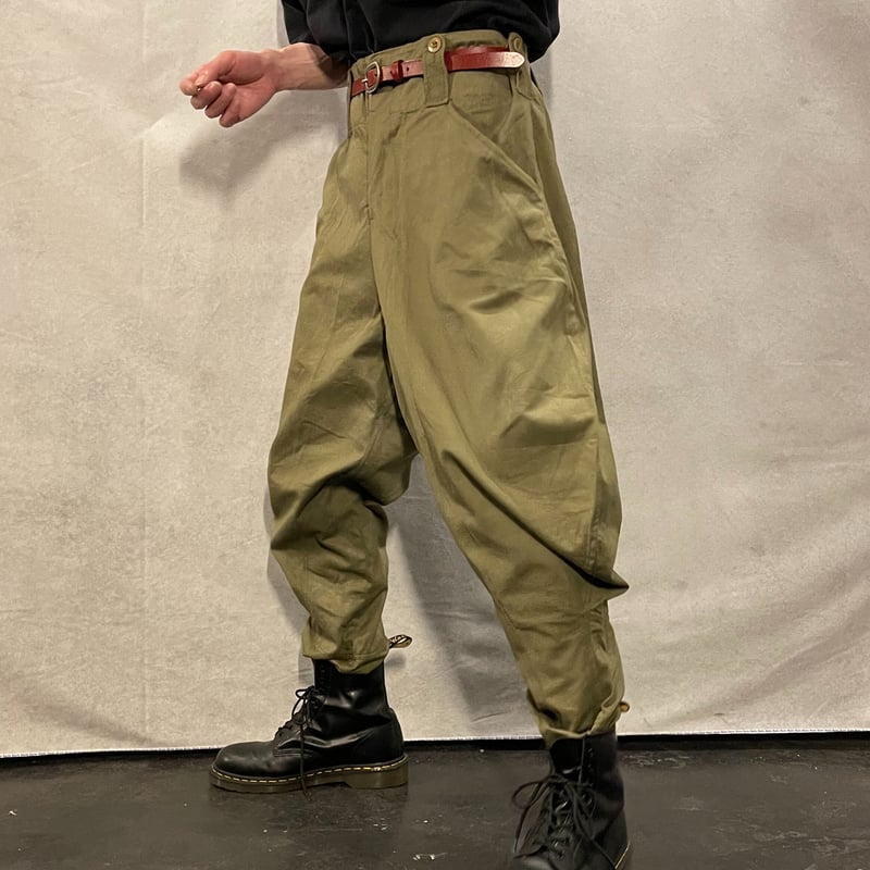 ベルギー軍 50s デッドストック モーターサイクルパンツ ウール