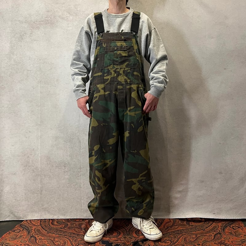 YAU46【US輸入】DUCK BAY　オーバーオール【メンズ42】迷彩柄 YAU46【US輸入】DUCK BAY オーバーオール【メンズ42】迷彩柄