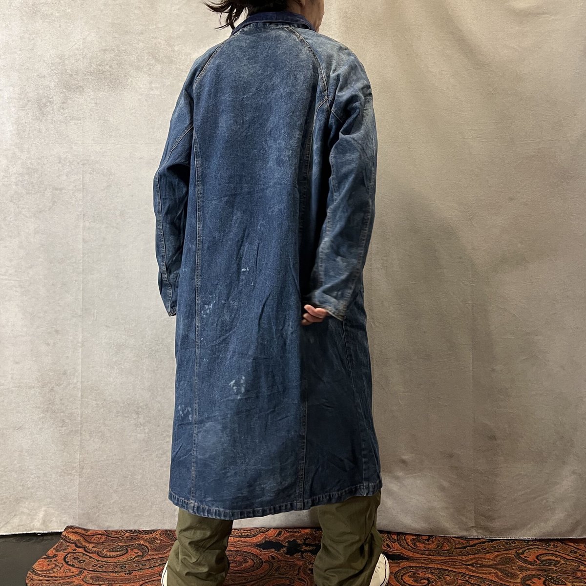 R&D.M.Co- ウォッシャブルデニムロングコート