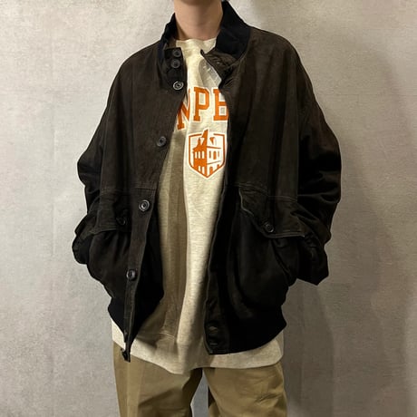 レザーブルゾン