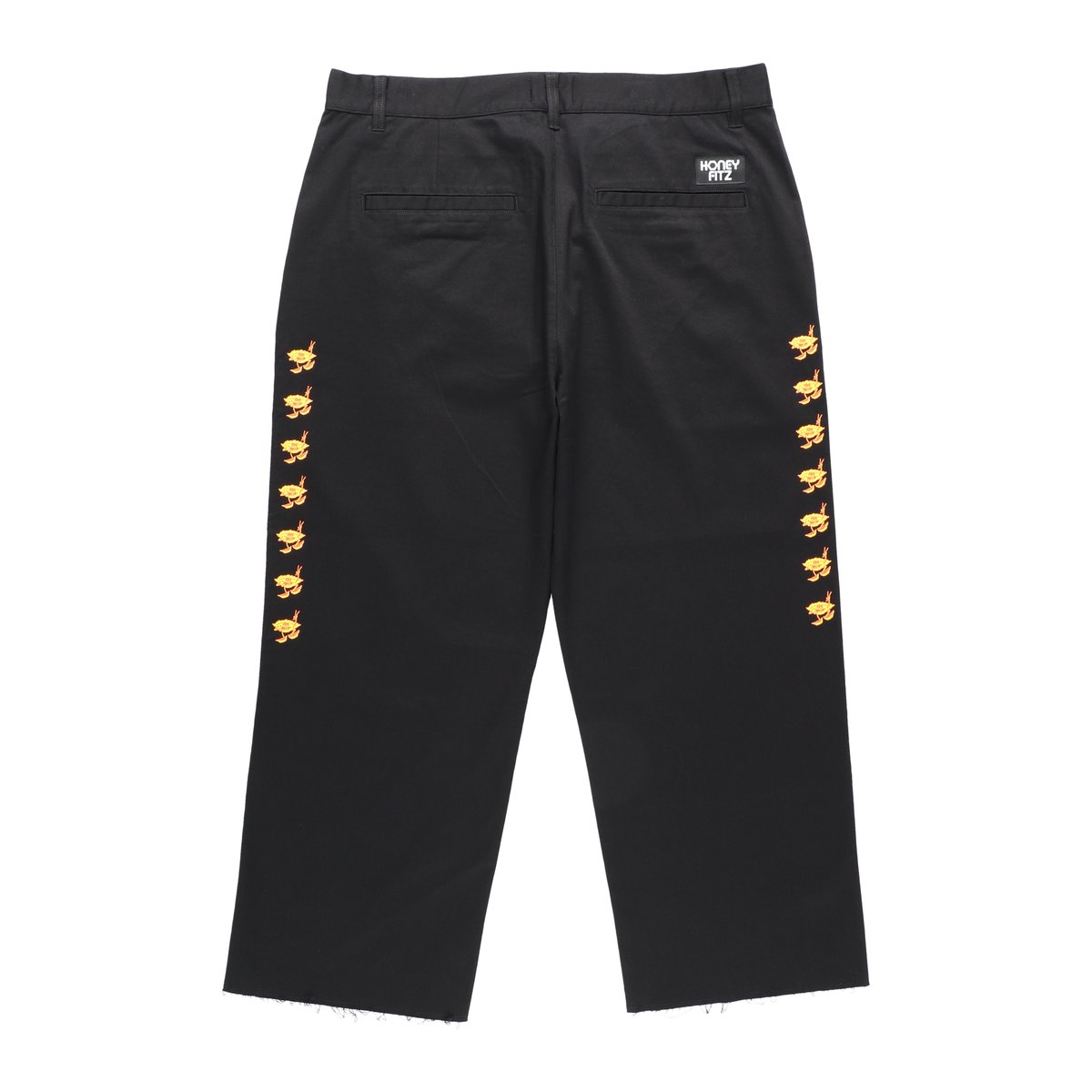 AFFA サークルロゴチノパン HONEYFITZ×包」CHINO PANTS ブラックチノパン | 本格餃子 包 （TSU