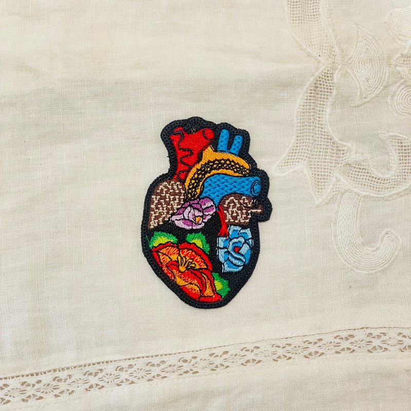 ワッペン【コラソン】 | メキシコ雑貨&シルバーアクセサリー VIVERO TOKYO