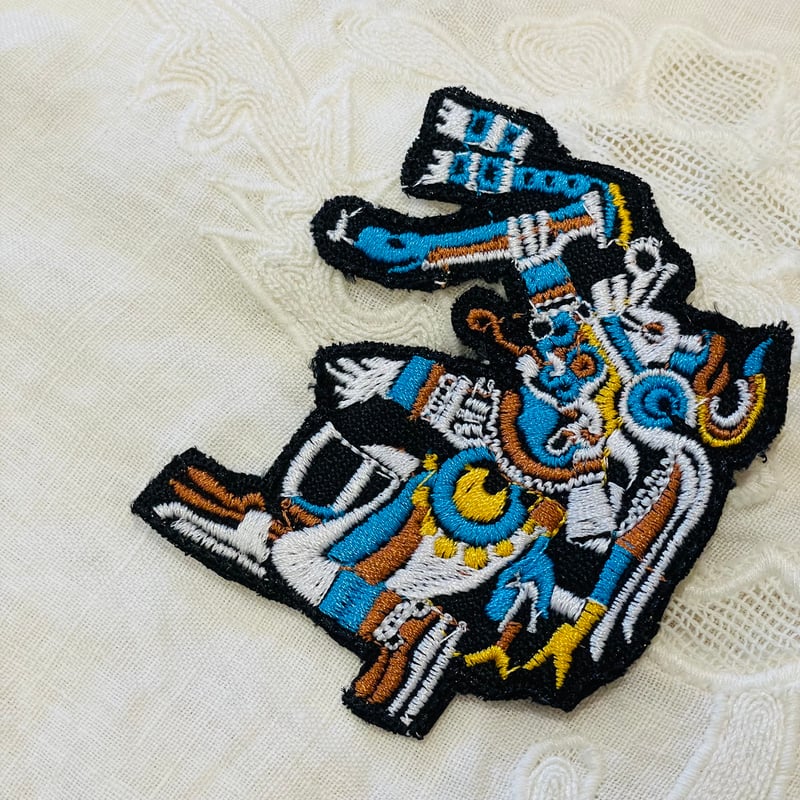 ワッペン【アステカ神話】 | メキシコ雑貨&シルバーアクセサリー ワッペン【アステカ神話】 | メキシコ雑貨&シルバーアクセサリー