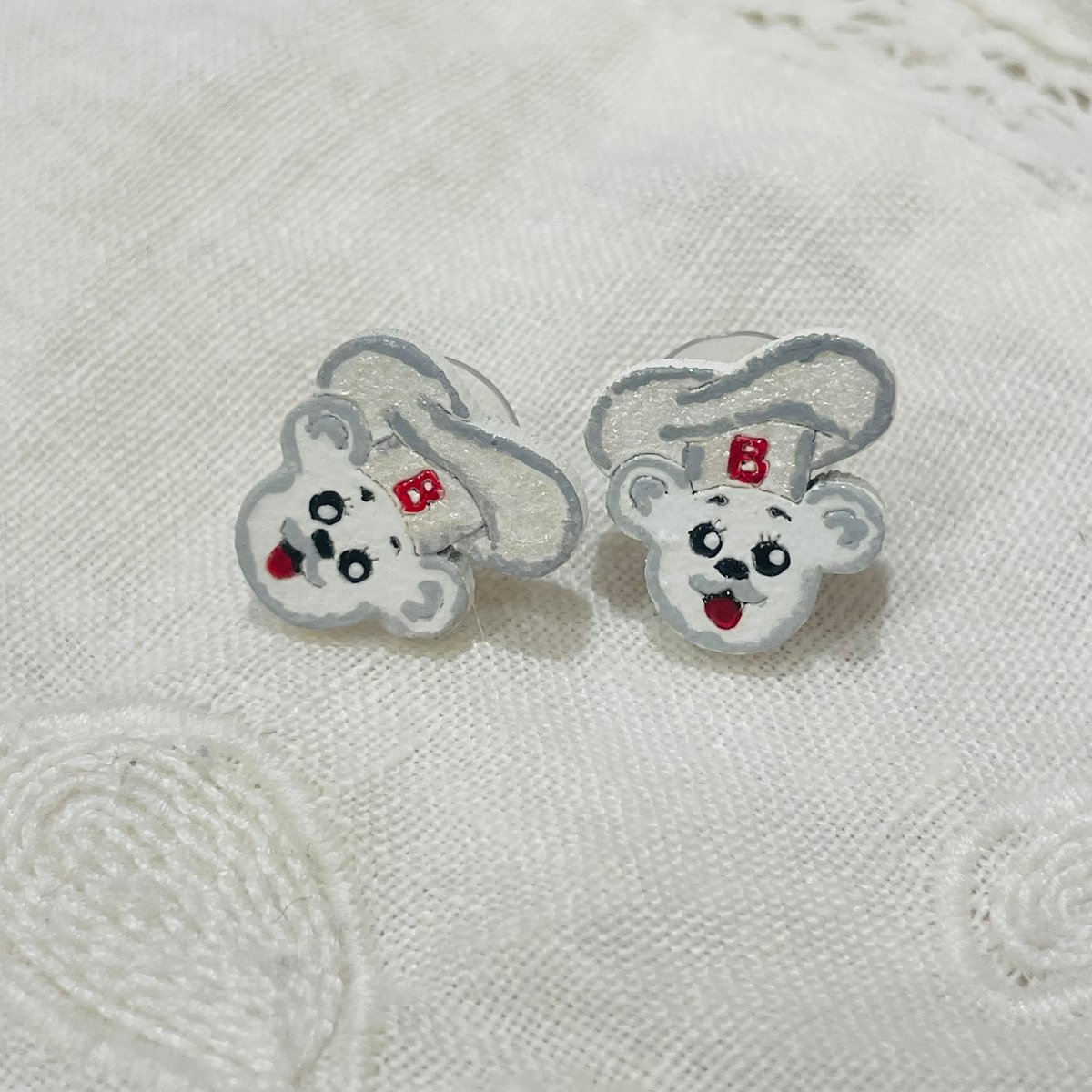 BIMBOくま【ピアス】顔 | メキシコ雑貨&シルバーアクセサリー VIVERO TOKYO