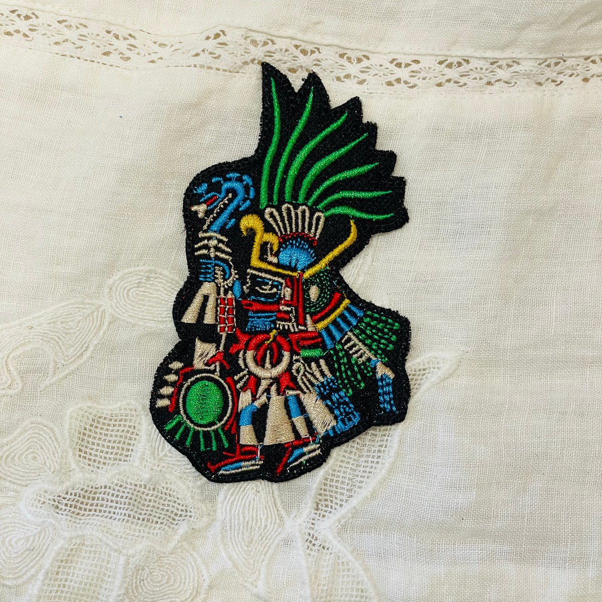 ワッペン【アステカ神話】 | メキシコ雑貨&シルバーアクセサリー