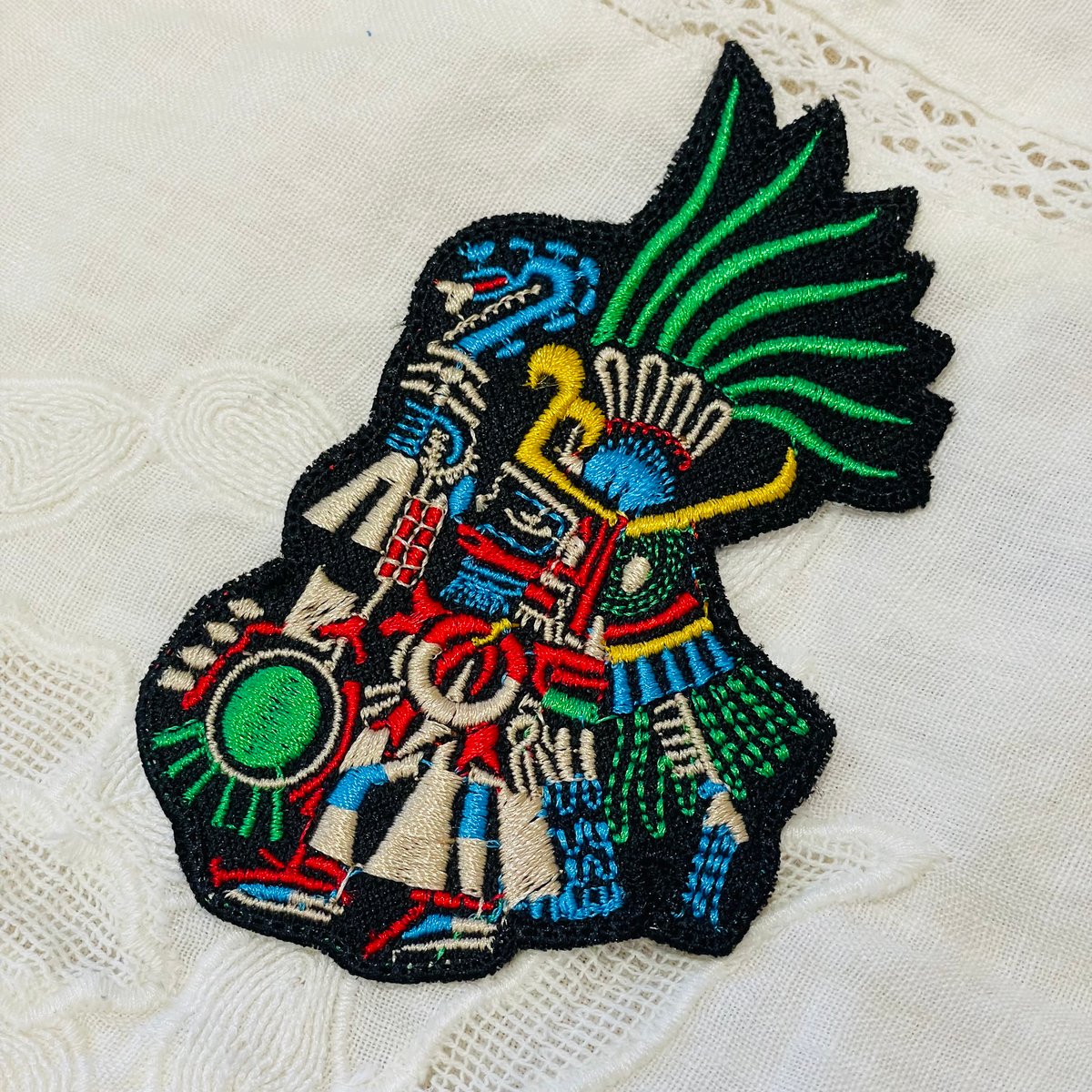 ワッペン【アステカ神話】 | メキシコ雑貨&シルバーアクセサリー