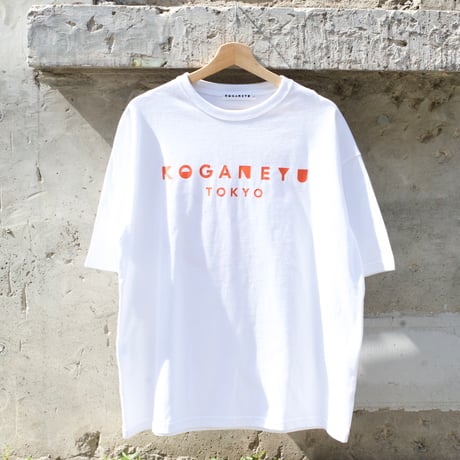 オリジナルTシャツ　（ホワイト×オレンジ）