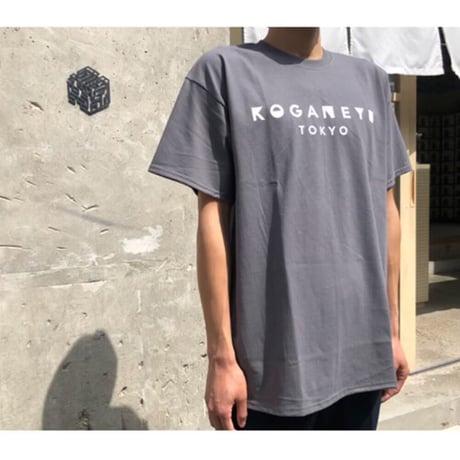 オリジナルTシャツ（ホワイト×チャコールグレー）