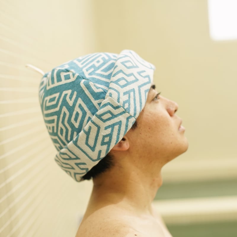 今治コットンジャガードサウナハット | Koganeyu online store