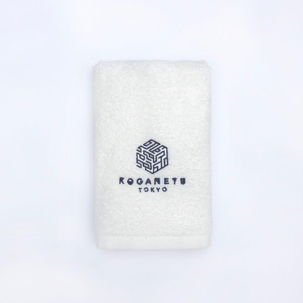 ロゴ入り今治フェイスタオル | Koganeyu online store ロゴ入り今治フェイスタオル | Koganeyu online store