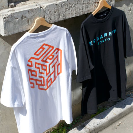 オリジナルTシャツ　（ホワイト×オレンジ）