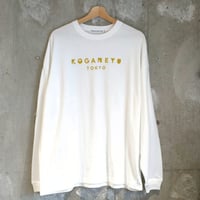 オリジナルロンT（ホワイト×黄金）