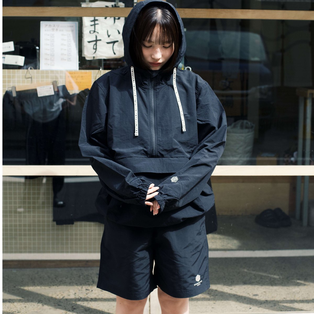 黄金湯ロゴ入りショートパンツ | Koganeyu online store