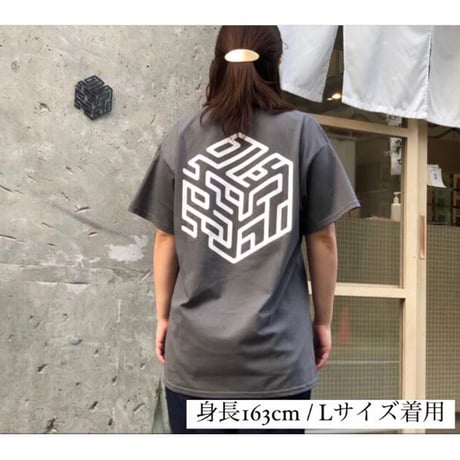 オリジナルTシャツ（ホワイト×チャコールグレー）