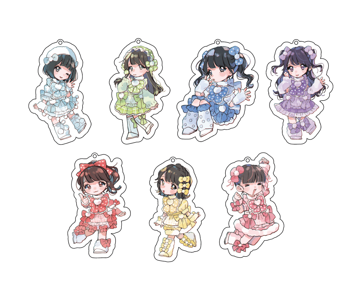 【iLiFE!】ランダムイラストアクキー 【iLiFE!】ランダムイラストアクキー