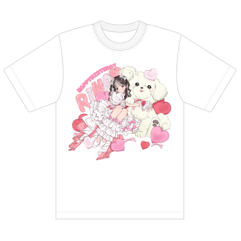 夜光性アミューズ】りな生誕Tシャツ ※受注生産 | heroinesofficialgood