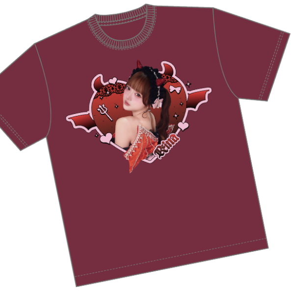夜光性アミューズ】りな生誕Tシャツ2026 ※受注生産 | heroinesofficial