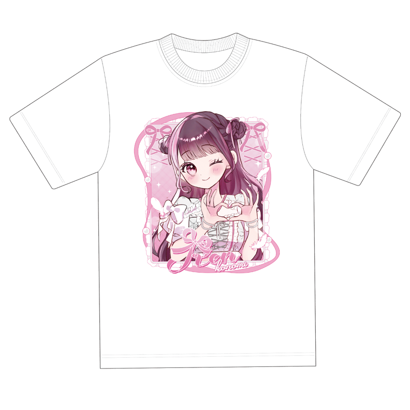 MEGAFON】半周年ツアーイラスト推しTシャツ | heroinesofficialgoo
