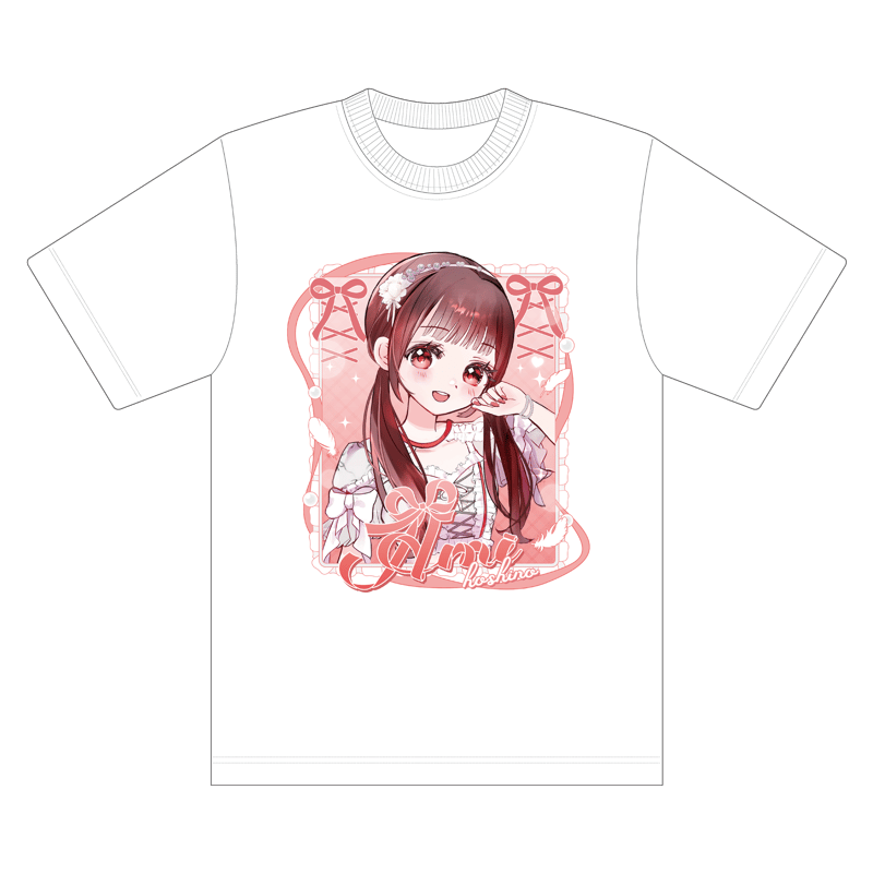 MEGAFON】半周年ツアーイラスト推しTシャツ | heroinesofficialgoo