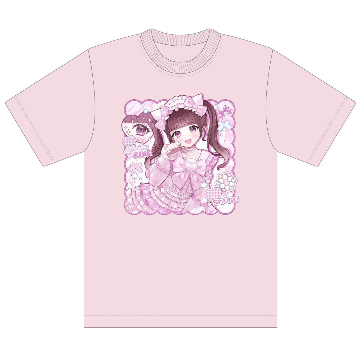 夜光性アミューズ Tシャツ ※受注生産 夜光性アミューズ】しゅる生誕にゃんこてぃー2025 アイドル