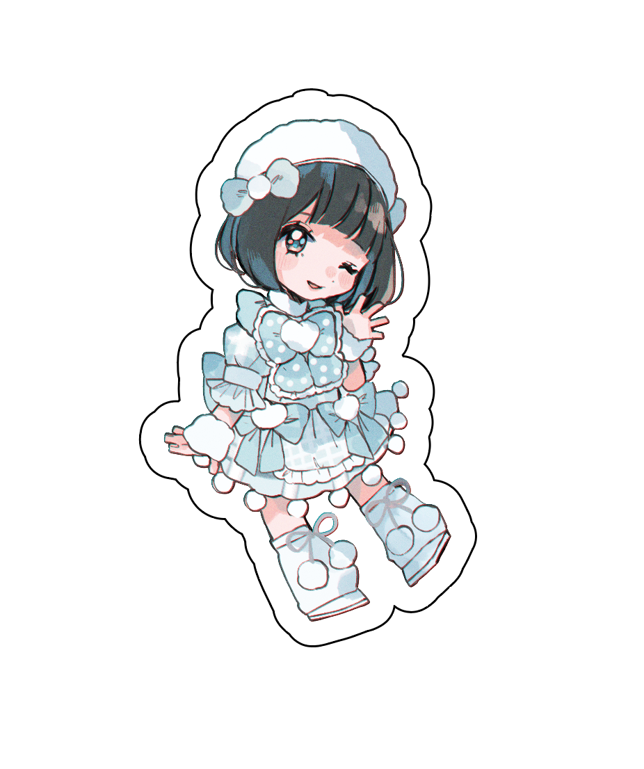 iLife 心花りり ダイカットミニクッション