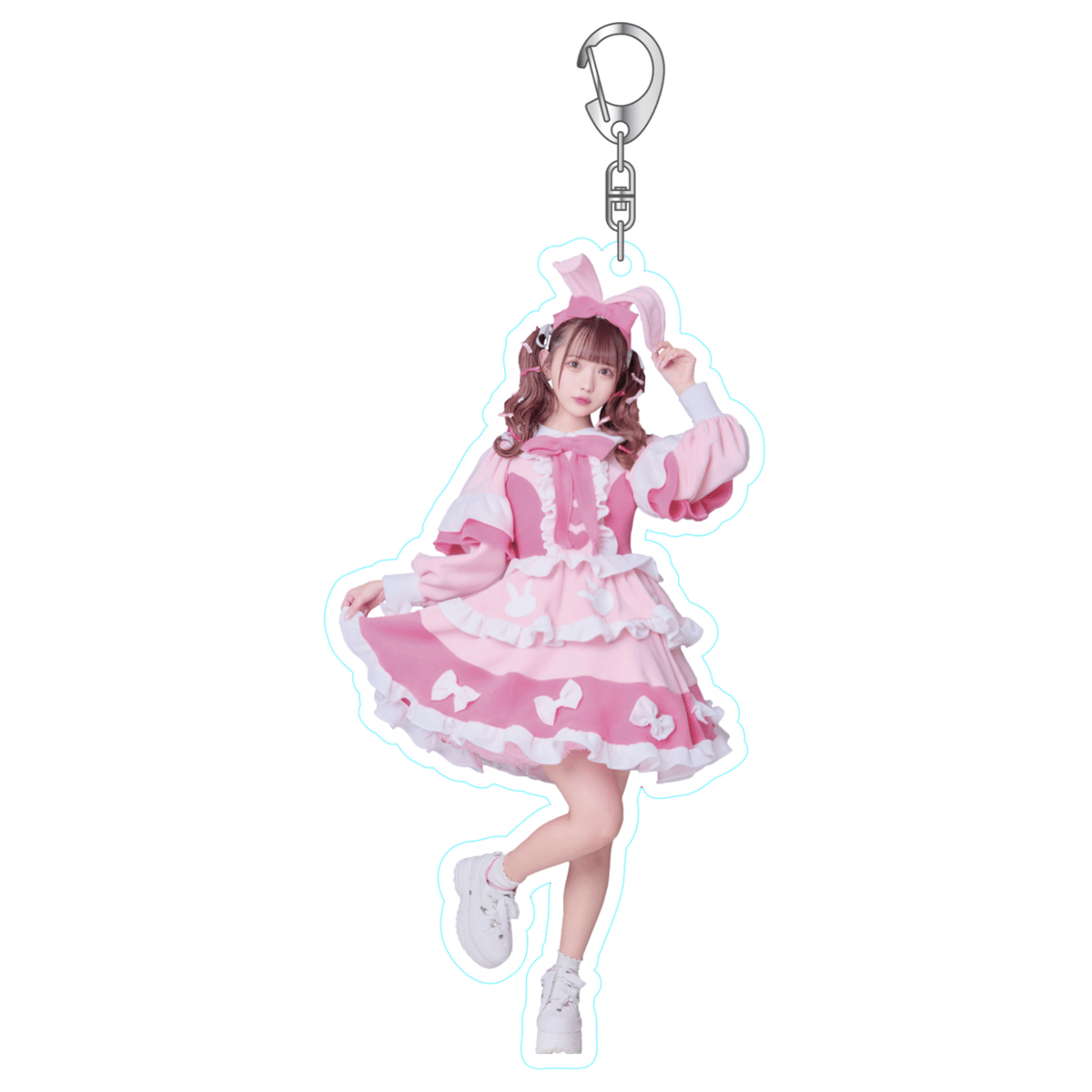 恋星はるかのんふぃく！振り袖アクリルキーホルダー
