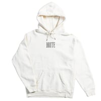 Embroidery Hoodie Cream