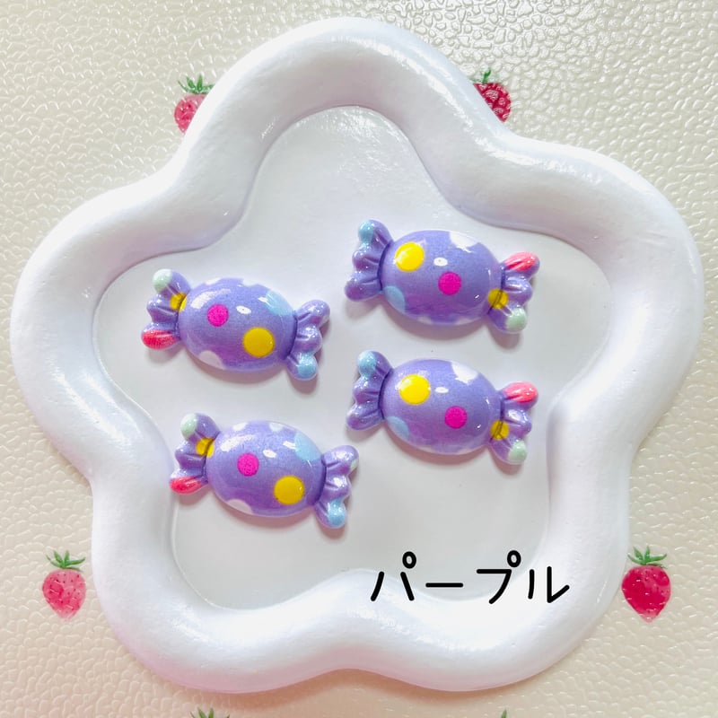 1個】メタリックドットキャンディー／デコパーツ【5色】#248 | appia_pu
