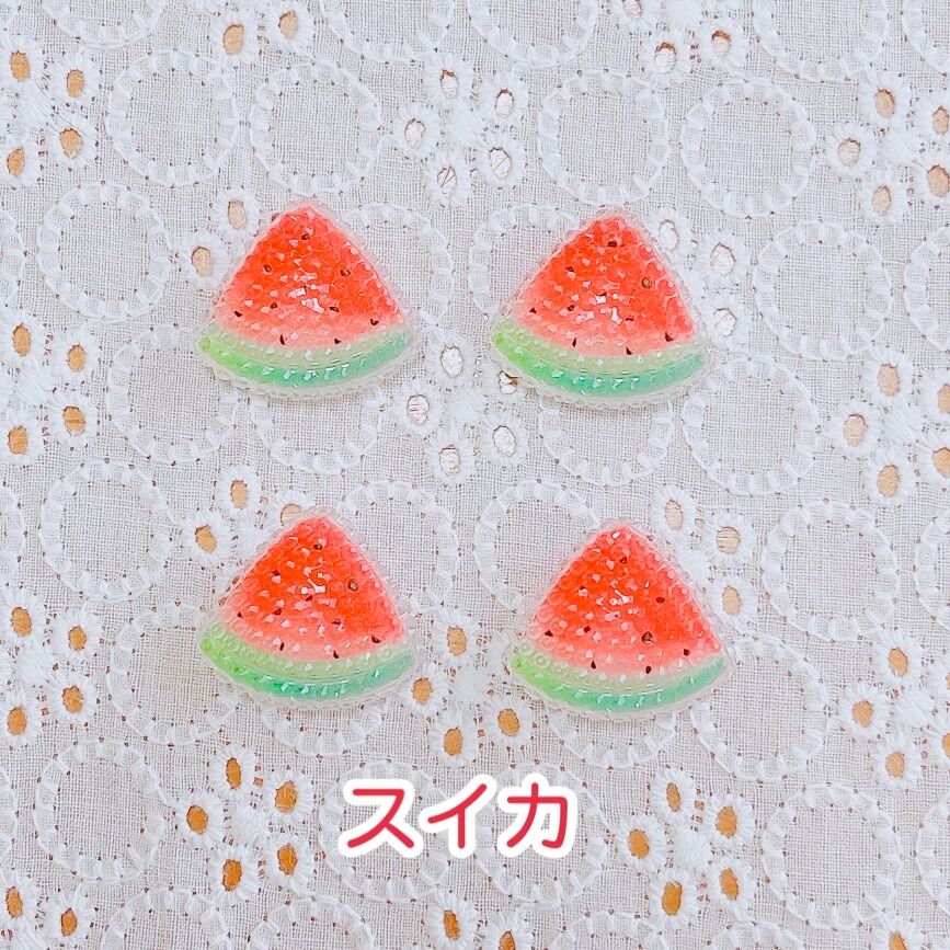 1個】つぶつぶもぎたてフルーツ／デコパーツ【6色】#030 | appia_pu