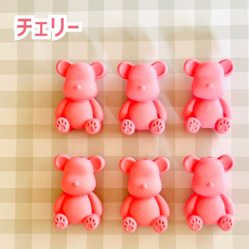 N2512 カスタムボールペン くまちゃんビーズ いちご 薔薇 お花 再販なし！ 3本セット⭐︎ハロウィンカスタムボールペン⭐︎オリジナル