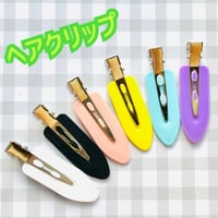 【1個】ヘアクリップ【6色】#187